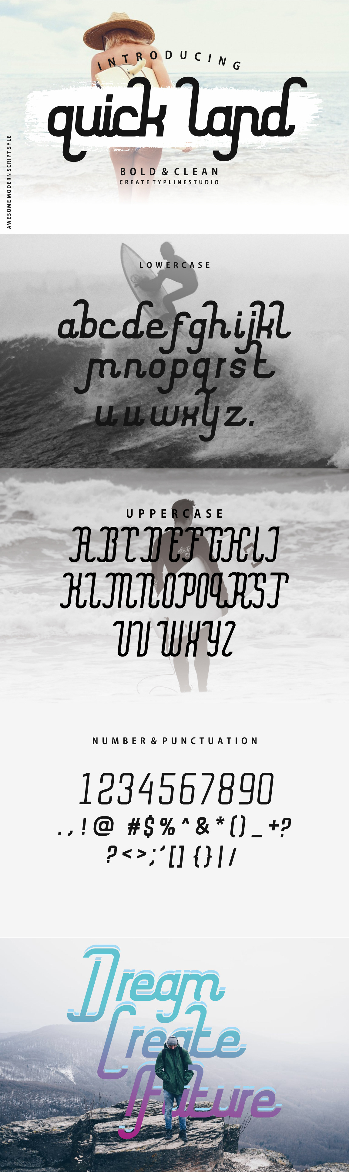 Download Quick Land Font Free - Versatile and Modern Design