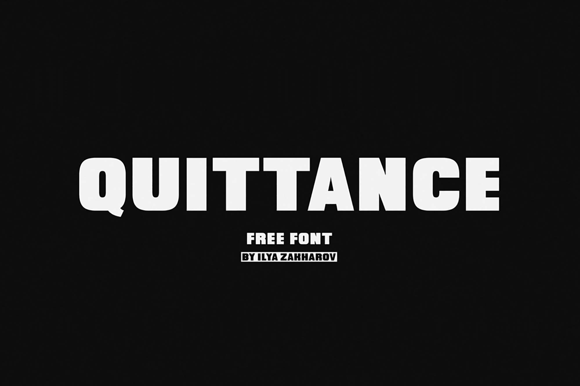 Download Quittance Font Free - Chic & Modern Style