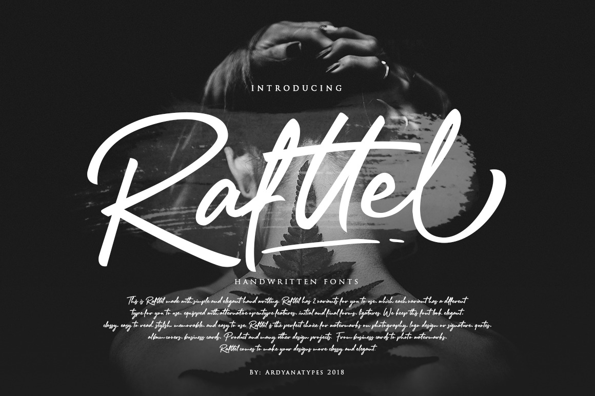 Download Rafttel Font Free - Creative & Versatile Design