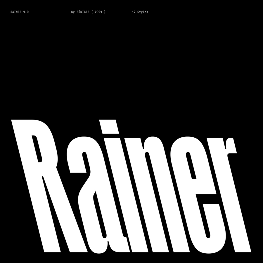 Download Rainer Font Free - Stylish Modern Typography