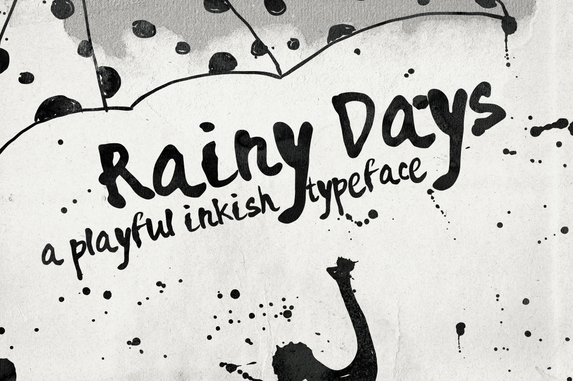 Download Rainy Days Font Free - A Fun Playful Typeface