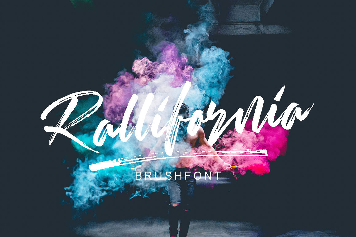 Download Rallifornia Brush Font Free - Stylish Handwritten Type