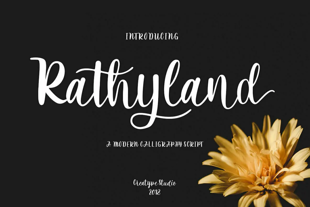 Download Rathyland Font Free - Stylish Geometric Design