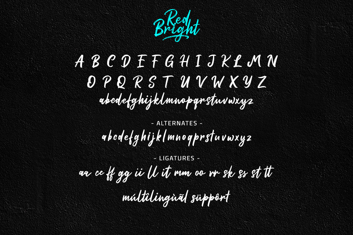 Download Red Bright Font Free - Bold and Vibrant Style