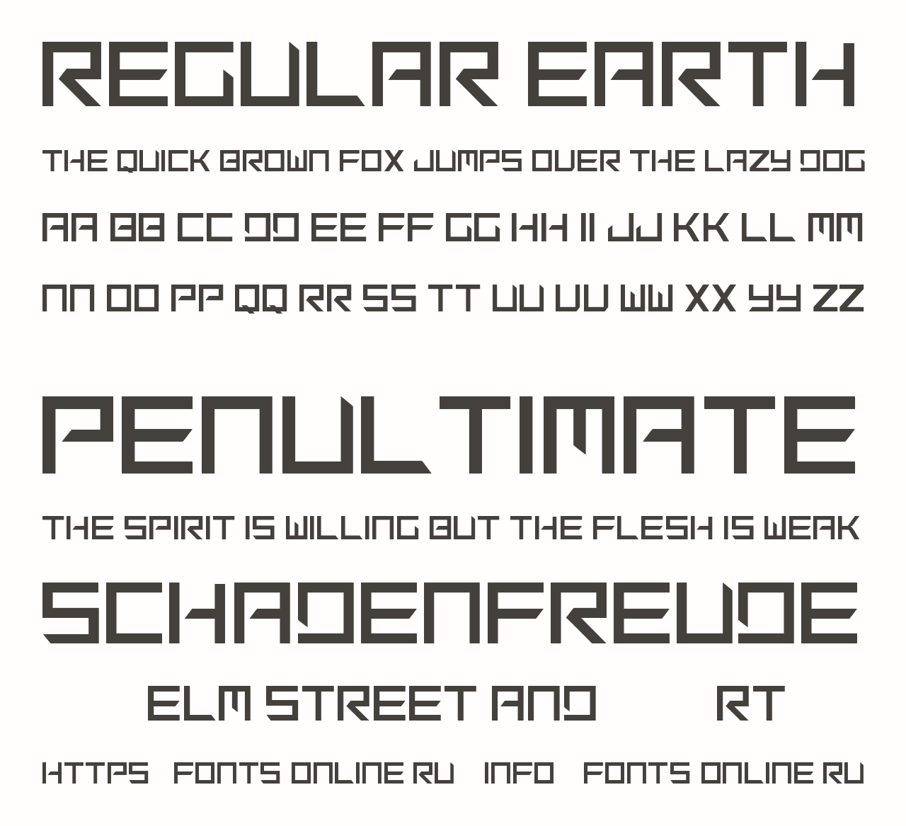 Download Regular Earth Font Free - Unique and Earthy Style