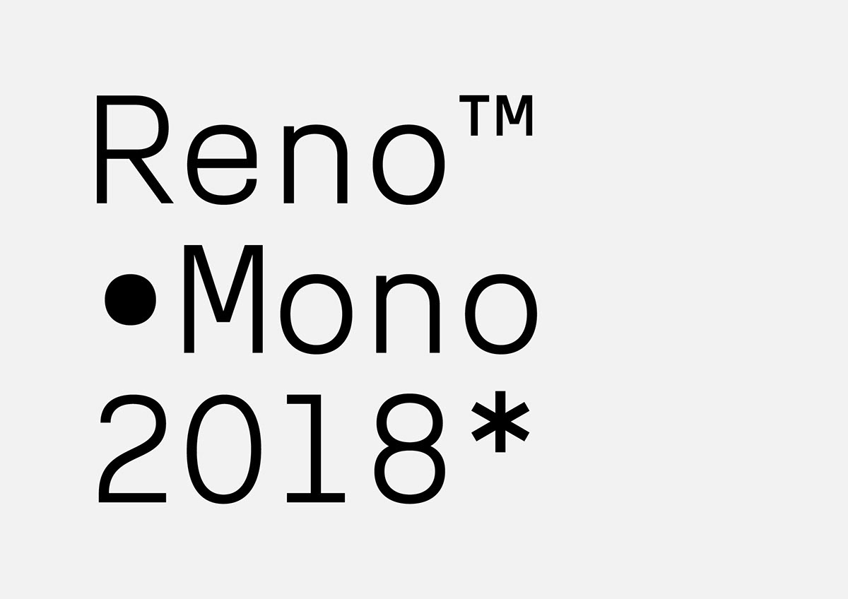 Download Reno Mono Font Free - Stylish Monospaced Typeface