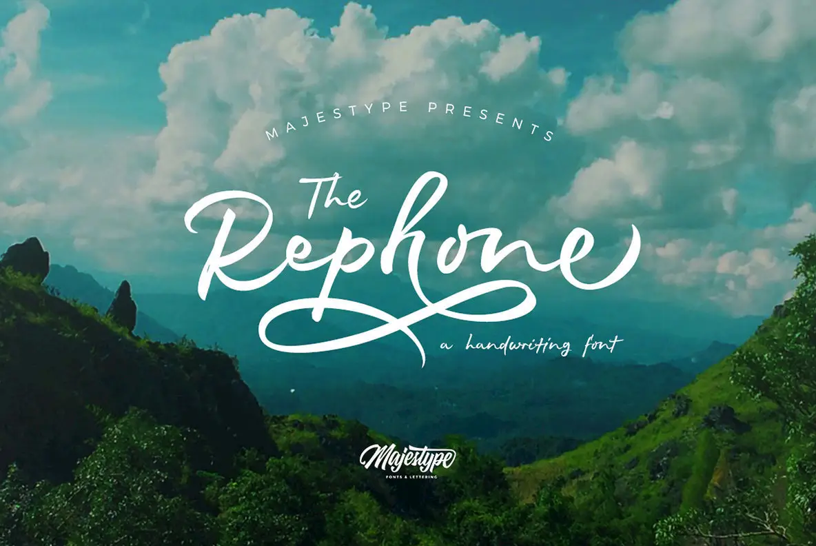 Download Rephone Font Free - Unique Modern Typeface