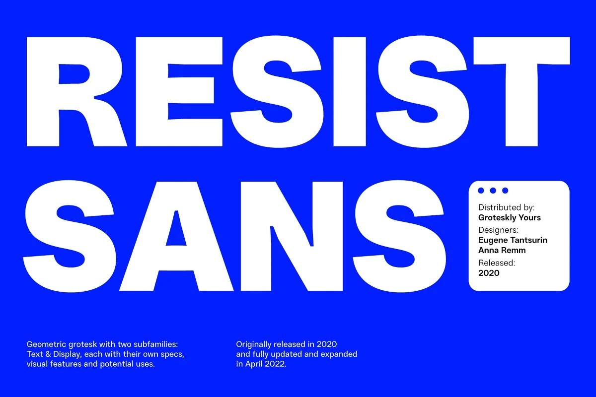 Download Resist Font Free - Bold and Impactful Typography