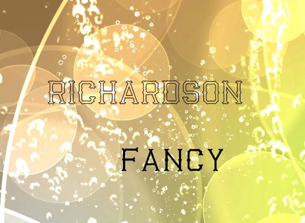 Скачайте бесплатно шрифт Richardson Fancy Block - стильный и уникальный