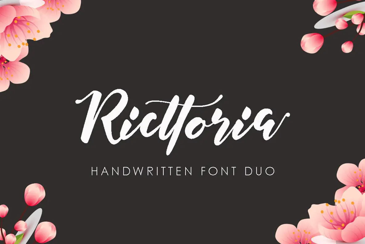 Free Ricttoria Font Download - Stylish Serif Elegance