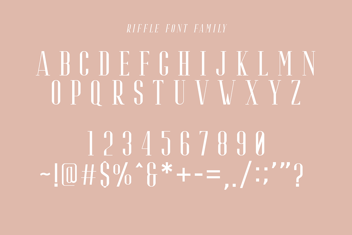 Download Riffle Font Free - Unique Vintage Flair