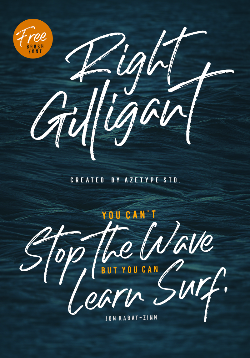 Download Right Gilligant Font Free - Bold & Unique Design