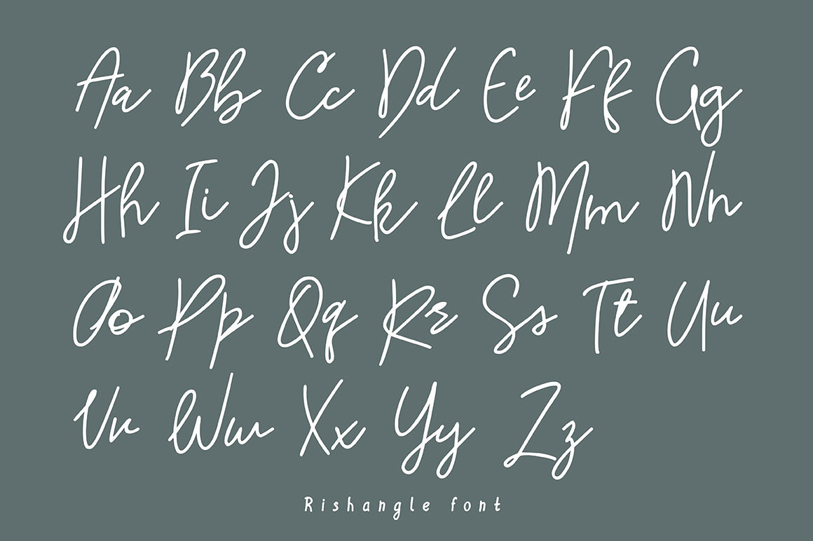 Download Rishangle Font Free - Stylish Modern Typeface