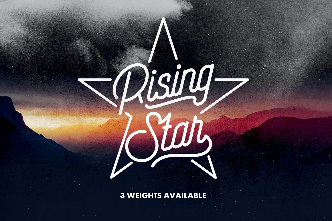 Download Rising Star Font Free - Illuminate Your Design