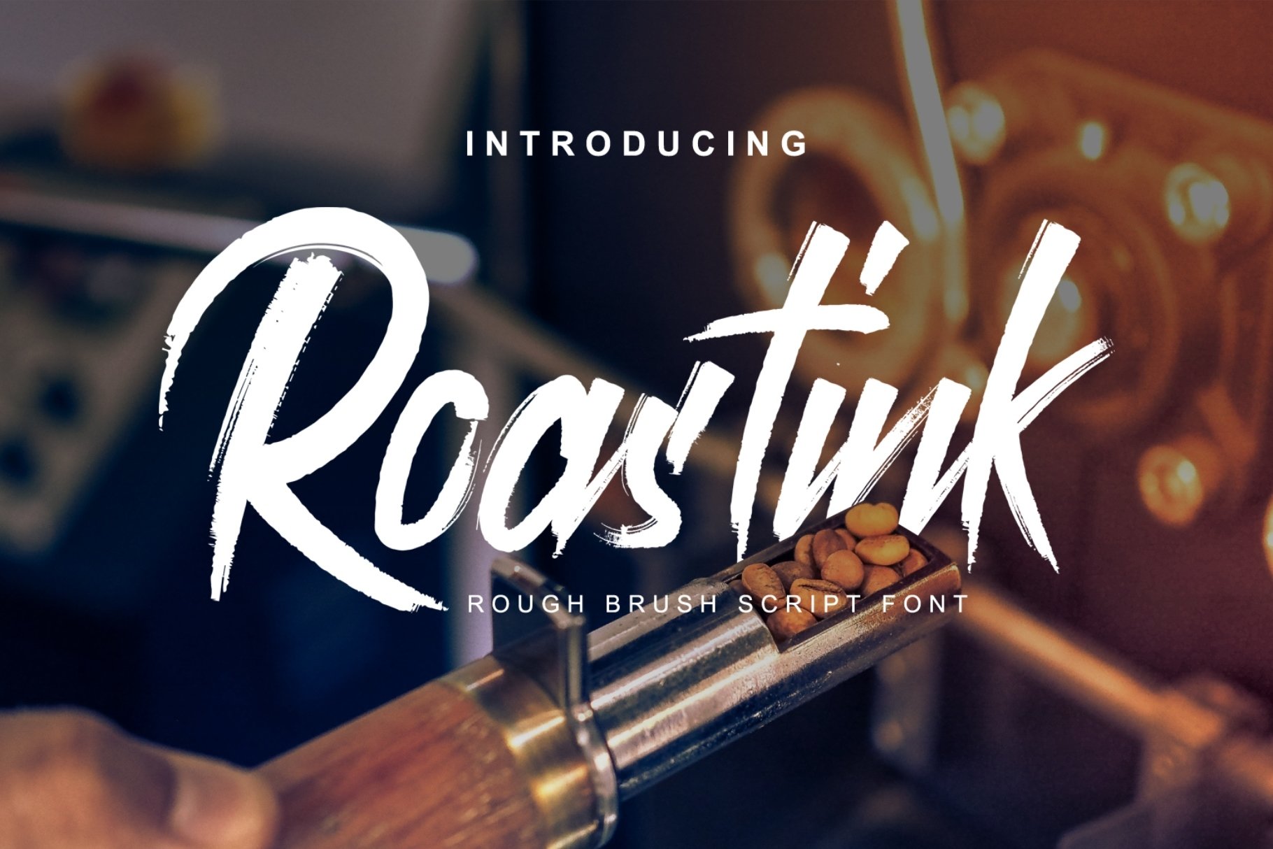 Download Roastink Script Rough Brush for Free - Unique Handwritten Font