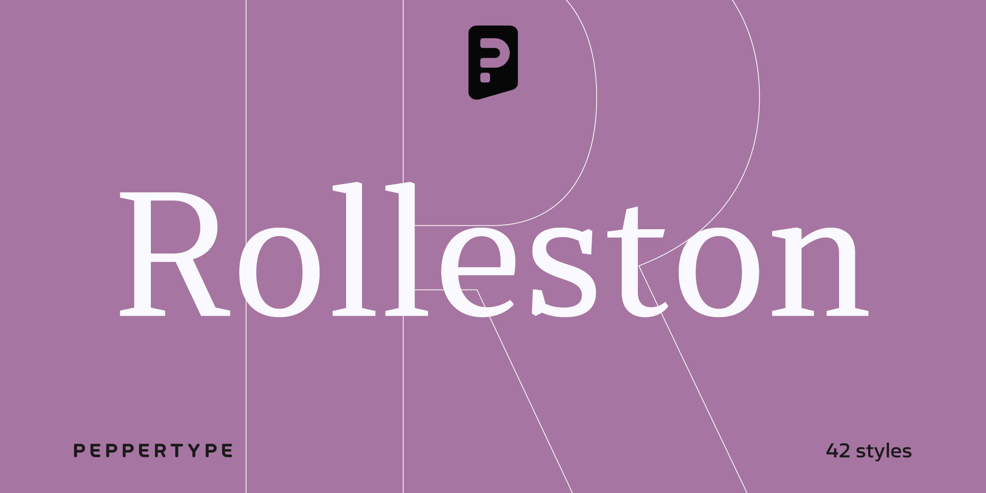 Free Rolleston Title Light Font Download - Elegant Serif Style