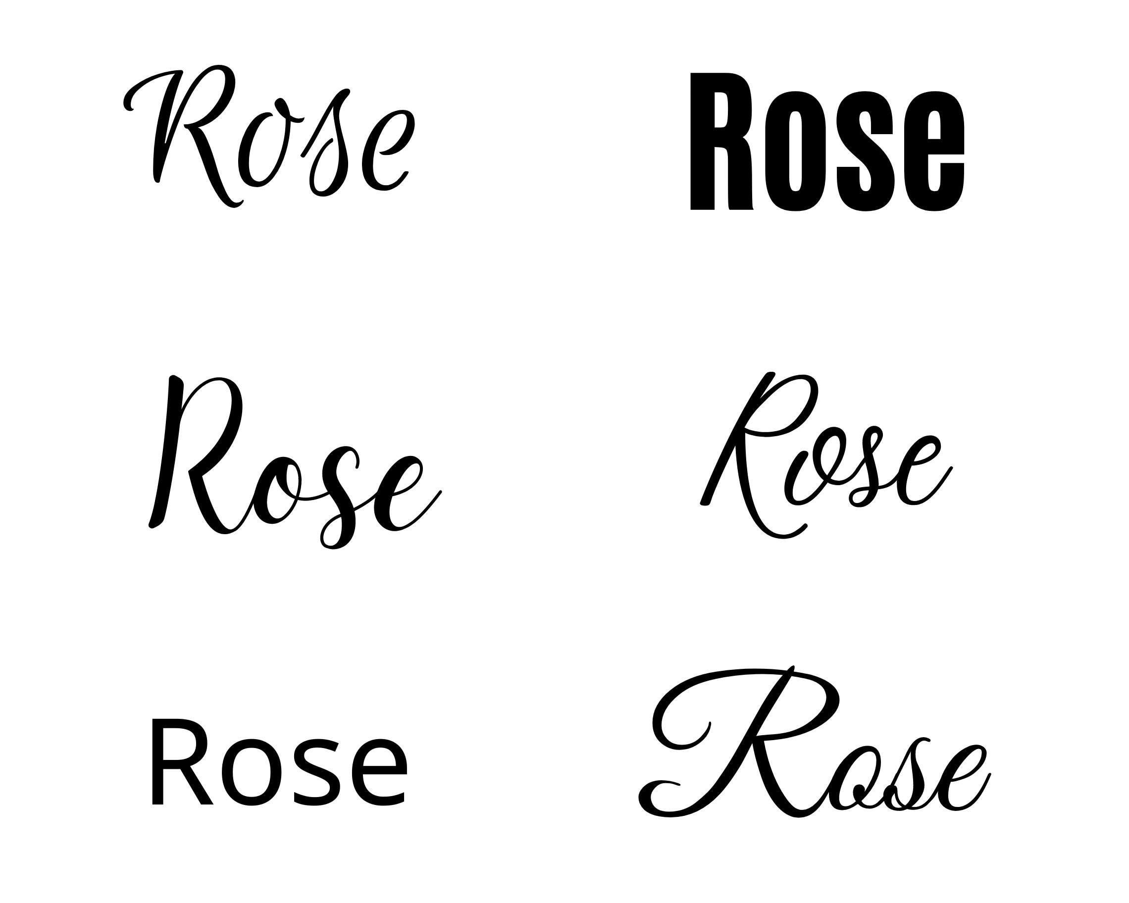 Download Rose Font Free - Beautifully Elegant and Stylish