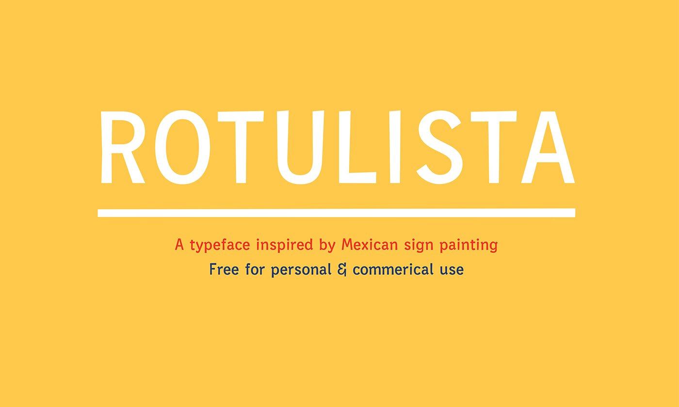 Download Rotulista Font Free - Bold & Creative Display Typeface