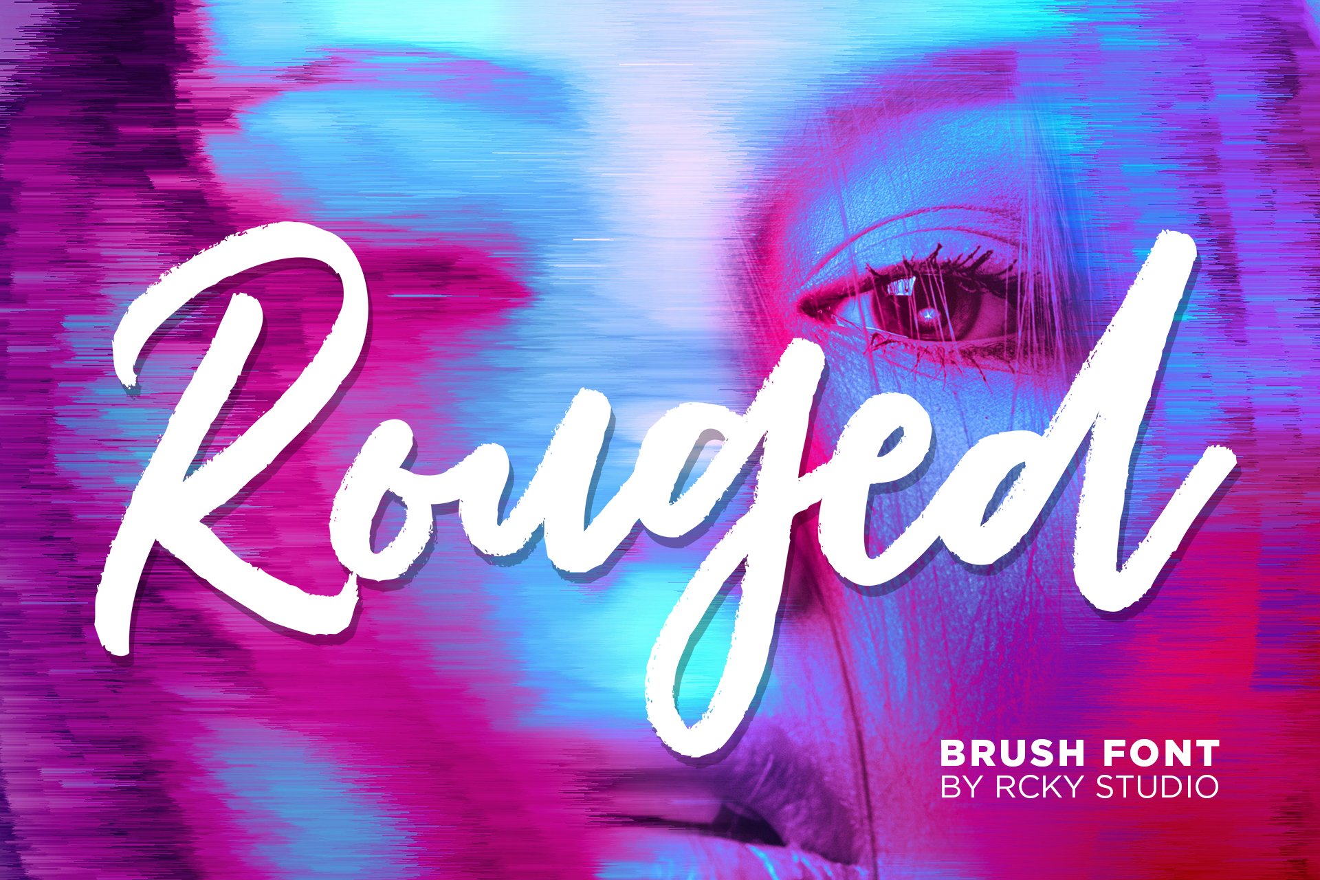 Download Rouged Brush Font Free - Artistic Handwritten Style