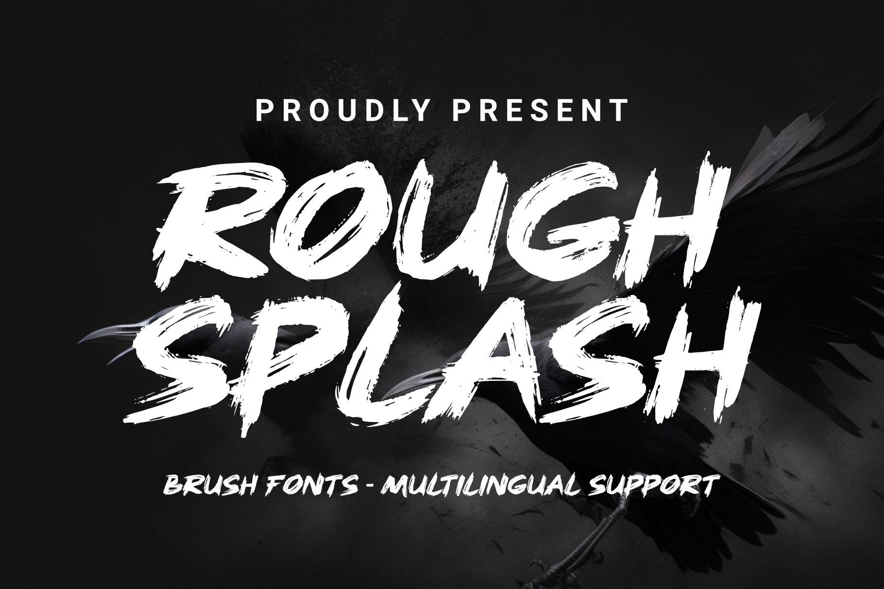 Free Rough Brush Font - Bold, Artistic, and Unique Style