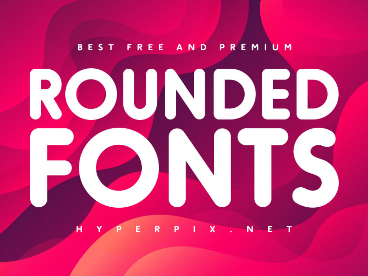 Laden Sie die Rounded Schriftart kostenlos herunter - Rund und Einladend