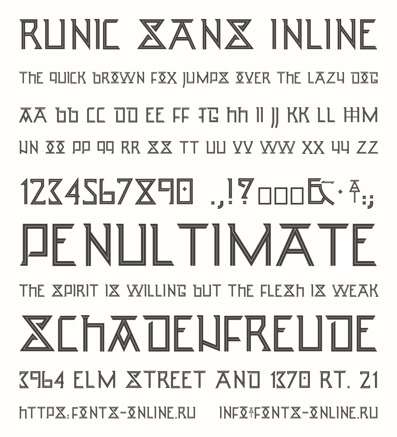 Download Runic Sans Free - Unique Runic Style Font