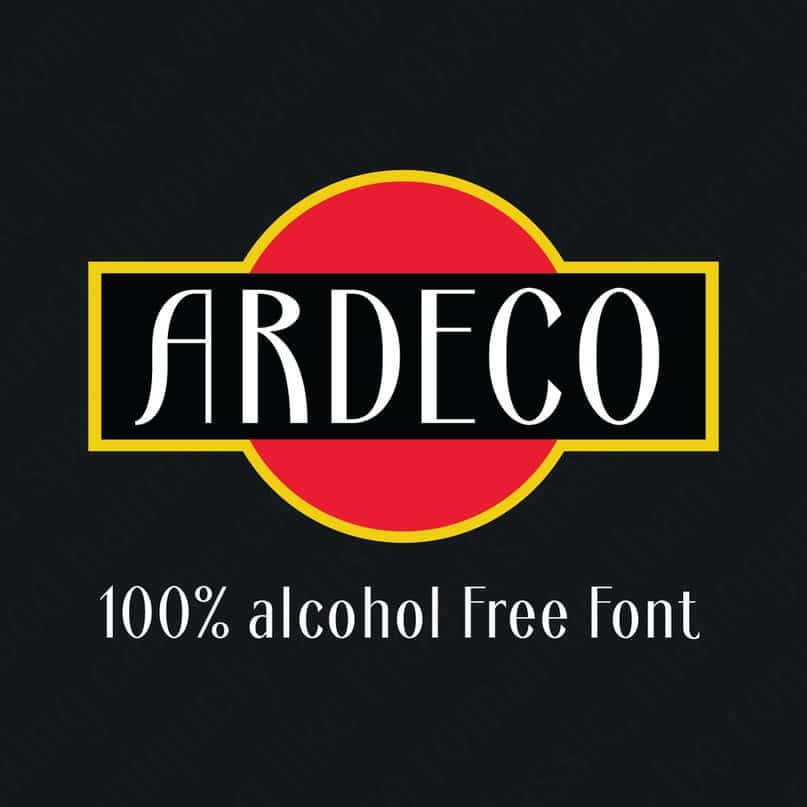 Free Download Ardeco Font - Stylish Art Deco Design