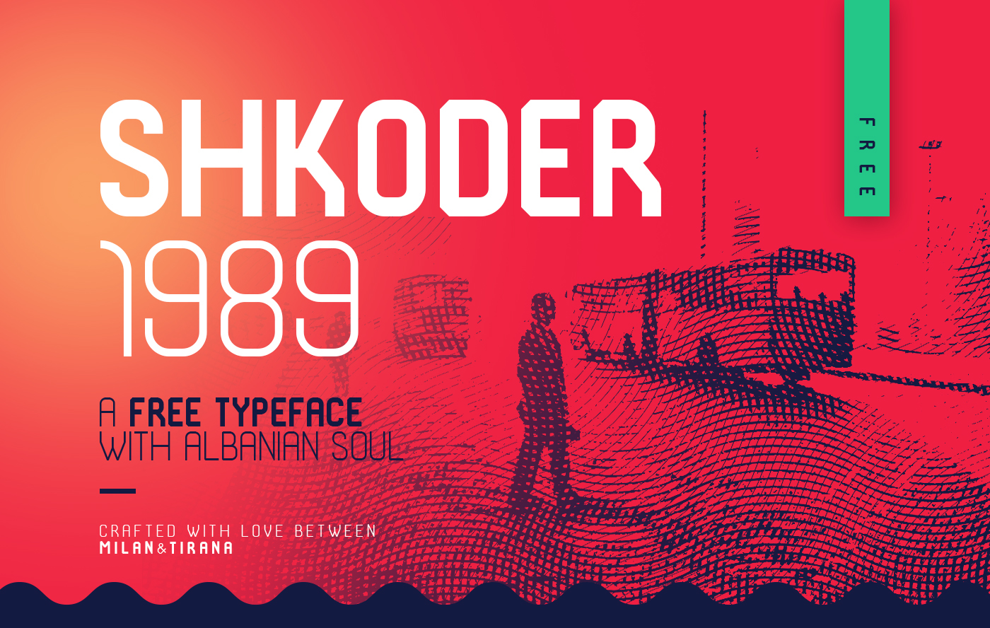 Free Download Shkoder 1989 Font - Retro Style Typography