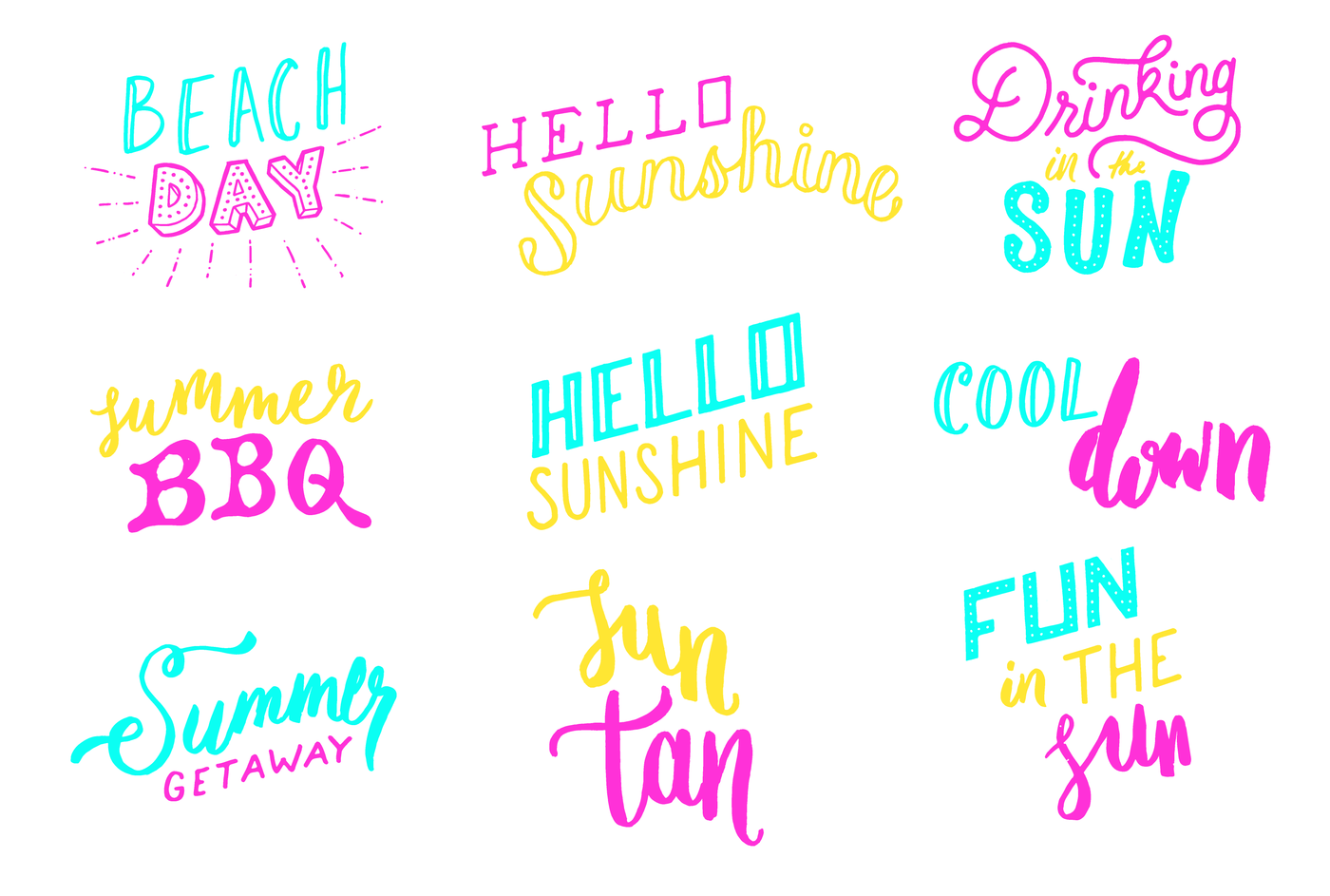 Free Download Summer Pack Font - Fresh and Vibrant Design