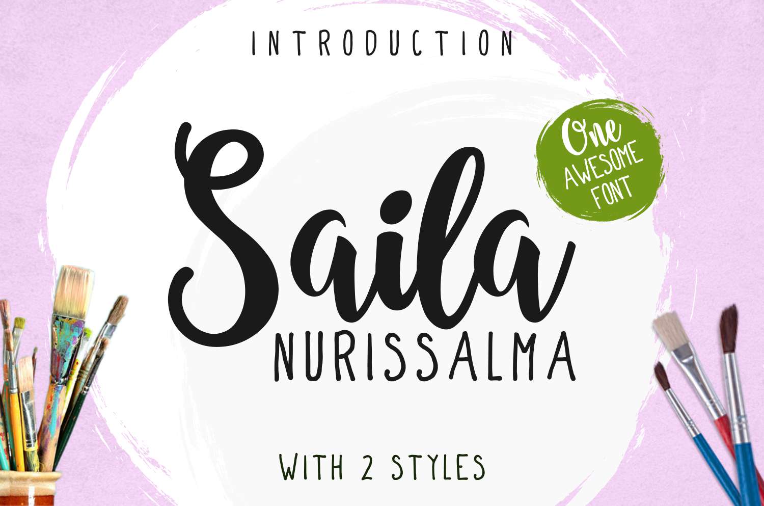 Free Download Saila Nurissalma Font - Stylish Versatile Typeface