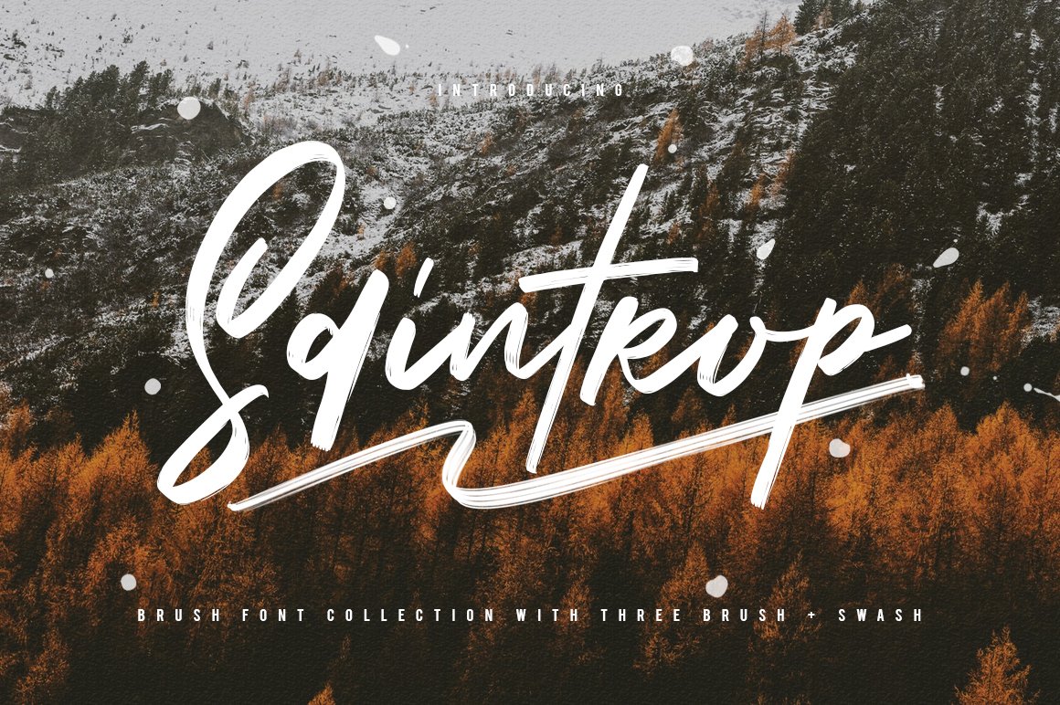 Download Saintrop Brush Collection for Free - Charming Handwritten Style