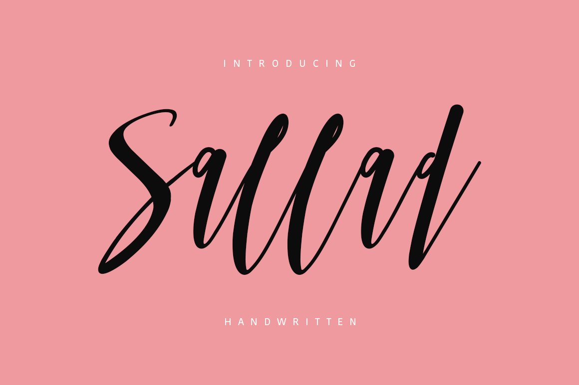 Download Sallad Typeface Free - Unique and Versatile Font