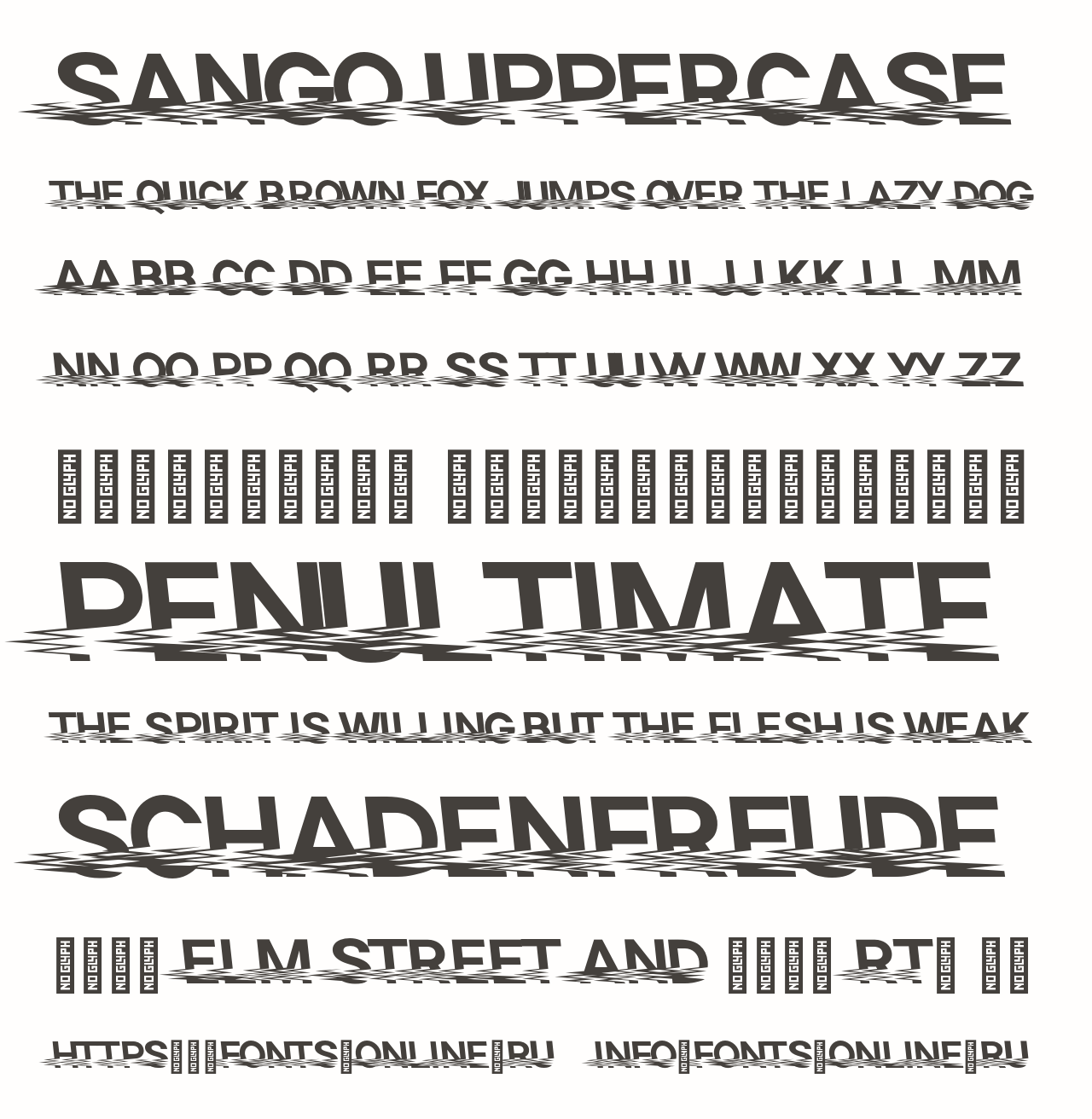 Download Sango Uppercase Font Free - Bold, Stylish Typeface