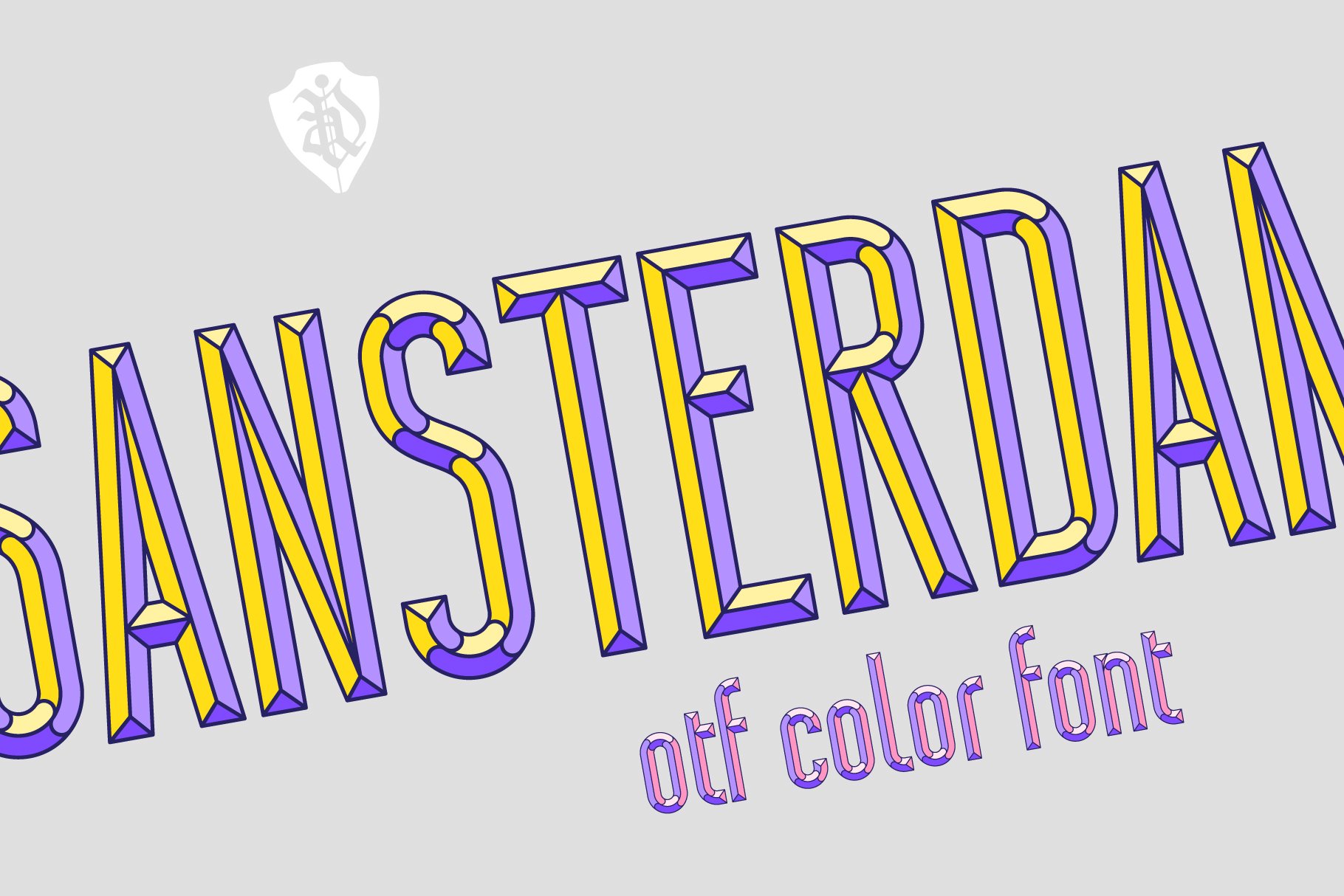 Download Sansterdam Color Free - Vibrant & Bold Typeface