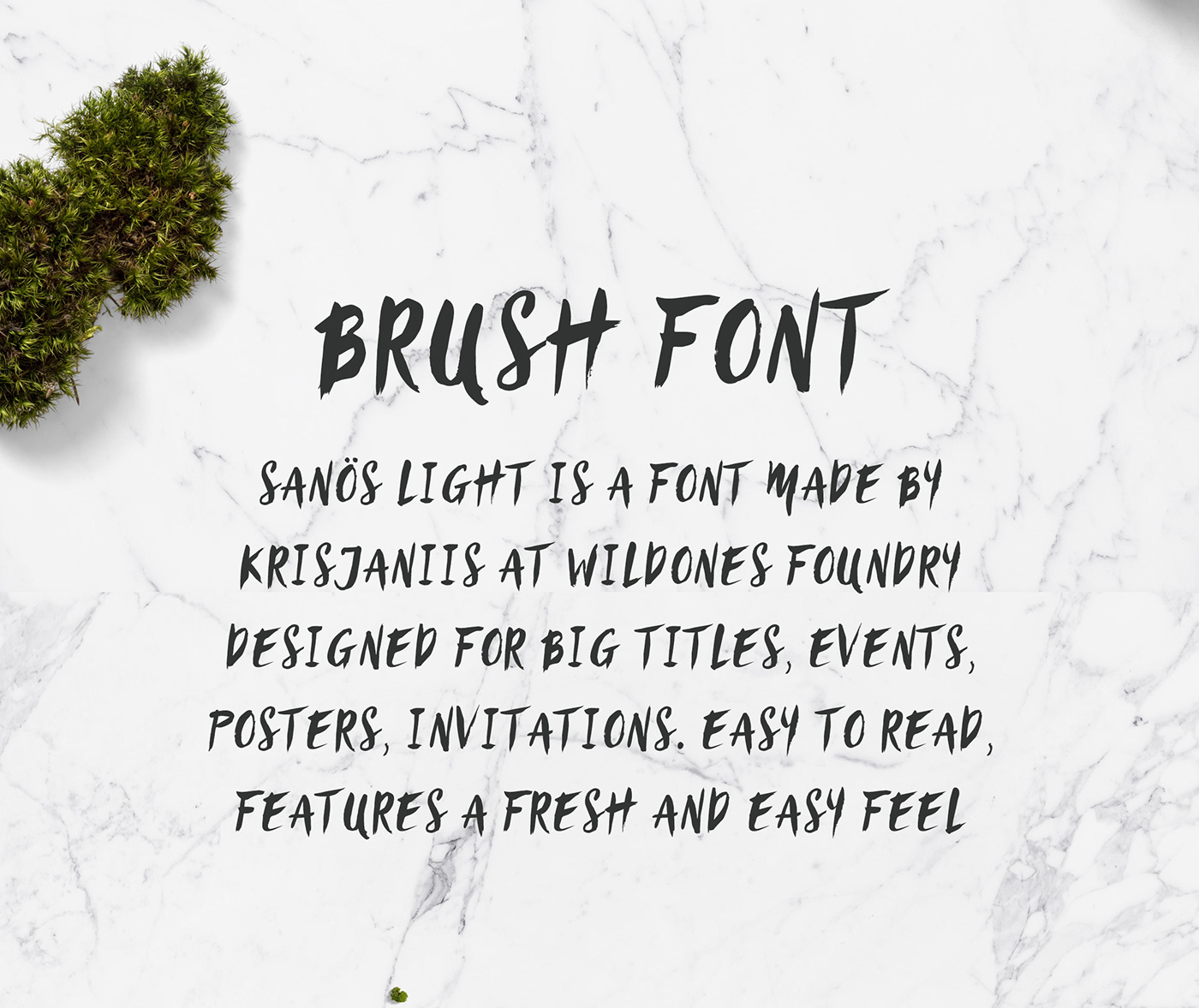 Download Sans Brush Light Font Free - Modern Handwritten Style