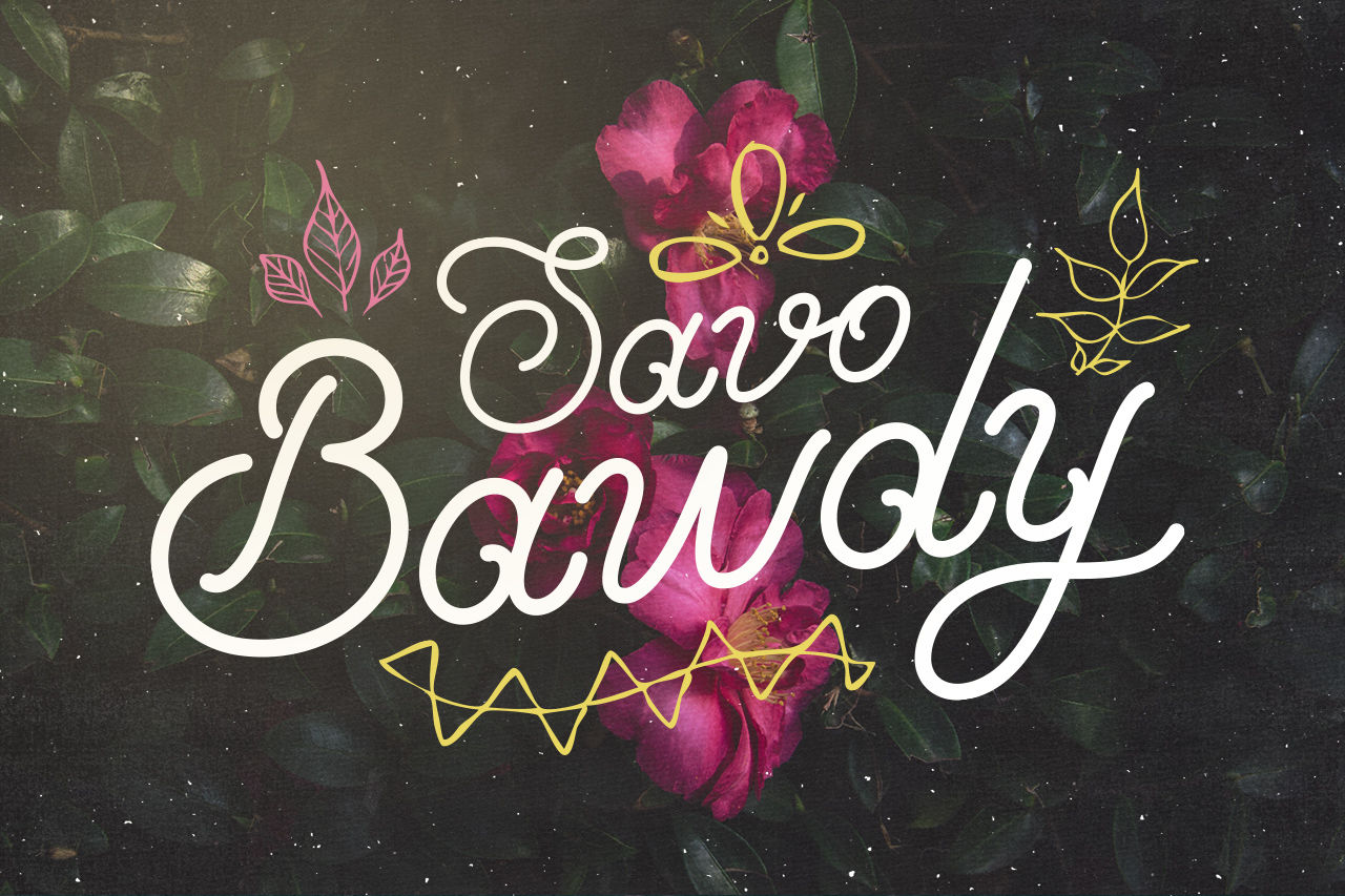 Free Download Savo Bawdy Cursive Typeface - Artistic Elegance