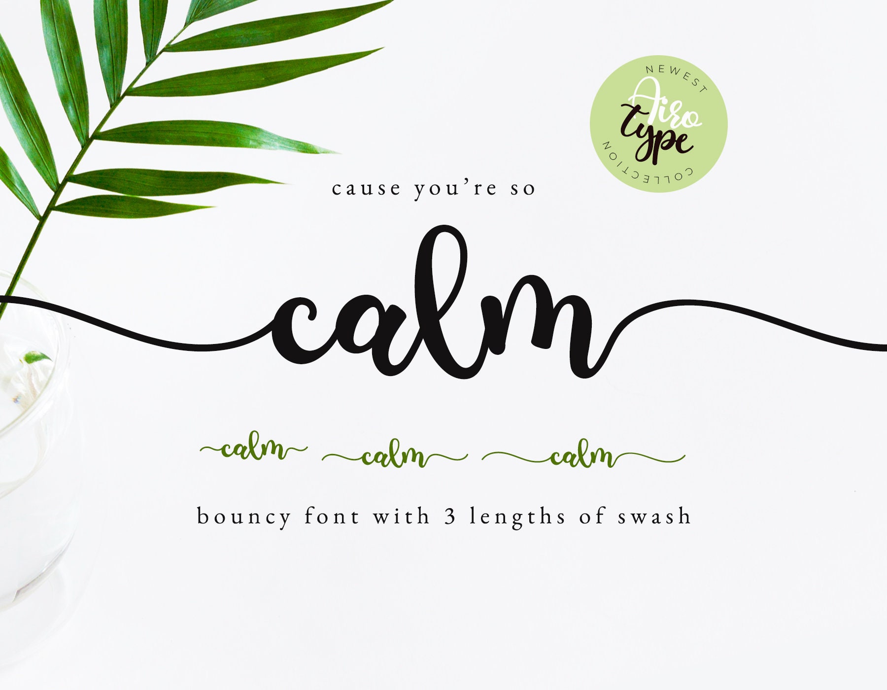 Download Script Calm Font Free - Stylish Handwritten Aesthetic