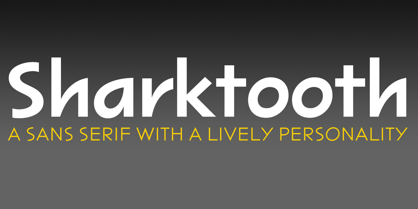 Download Sharktooth Font Free - Bold & Unique Display Style