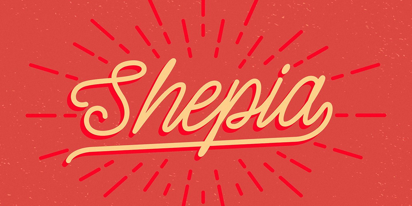 Kostenloser Download der Shepia Script - Elegante Kalligrafieschrift