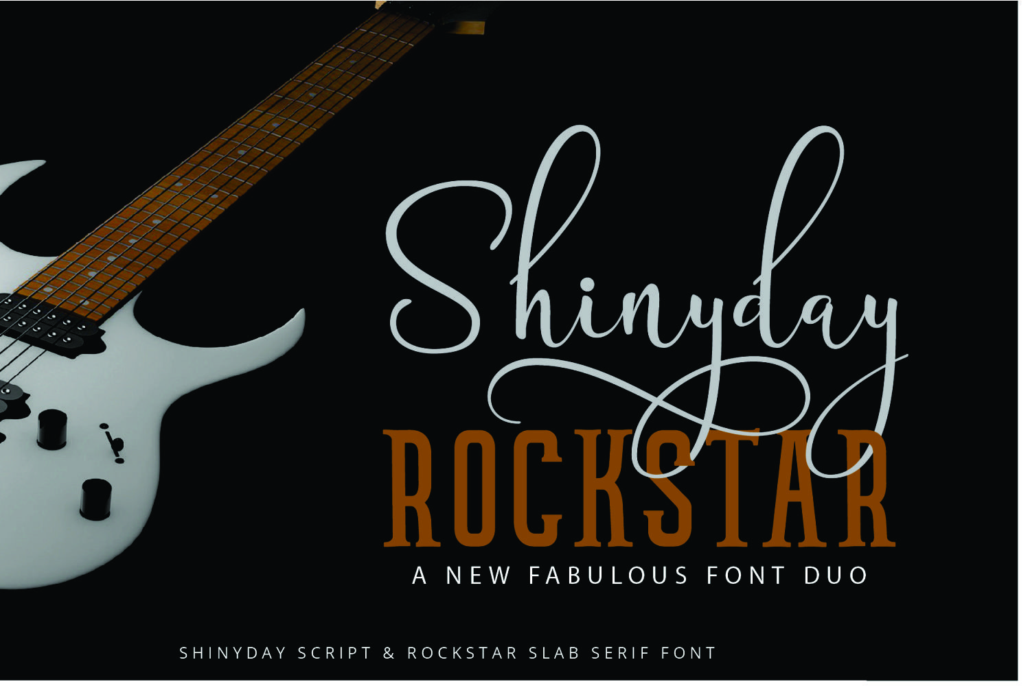 Скачайте бесплатно шрифт Shinyday ROCKSTAR - стильный и энергичный