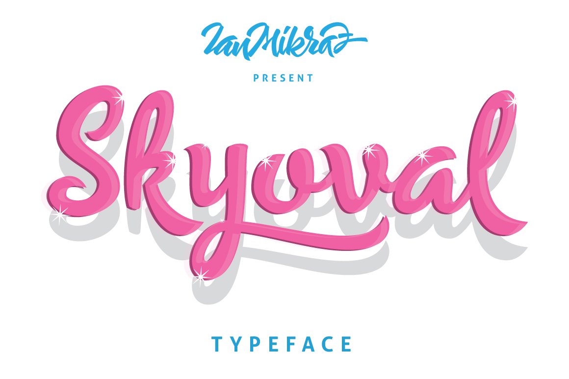 Download Skyoval Typeface Free - Modern Geometric Font