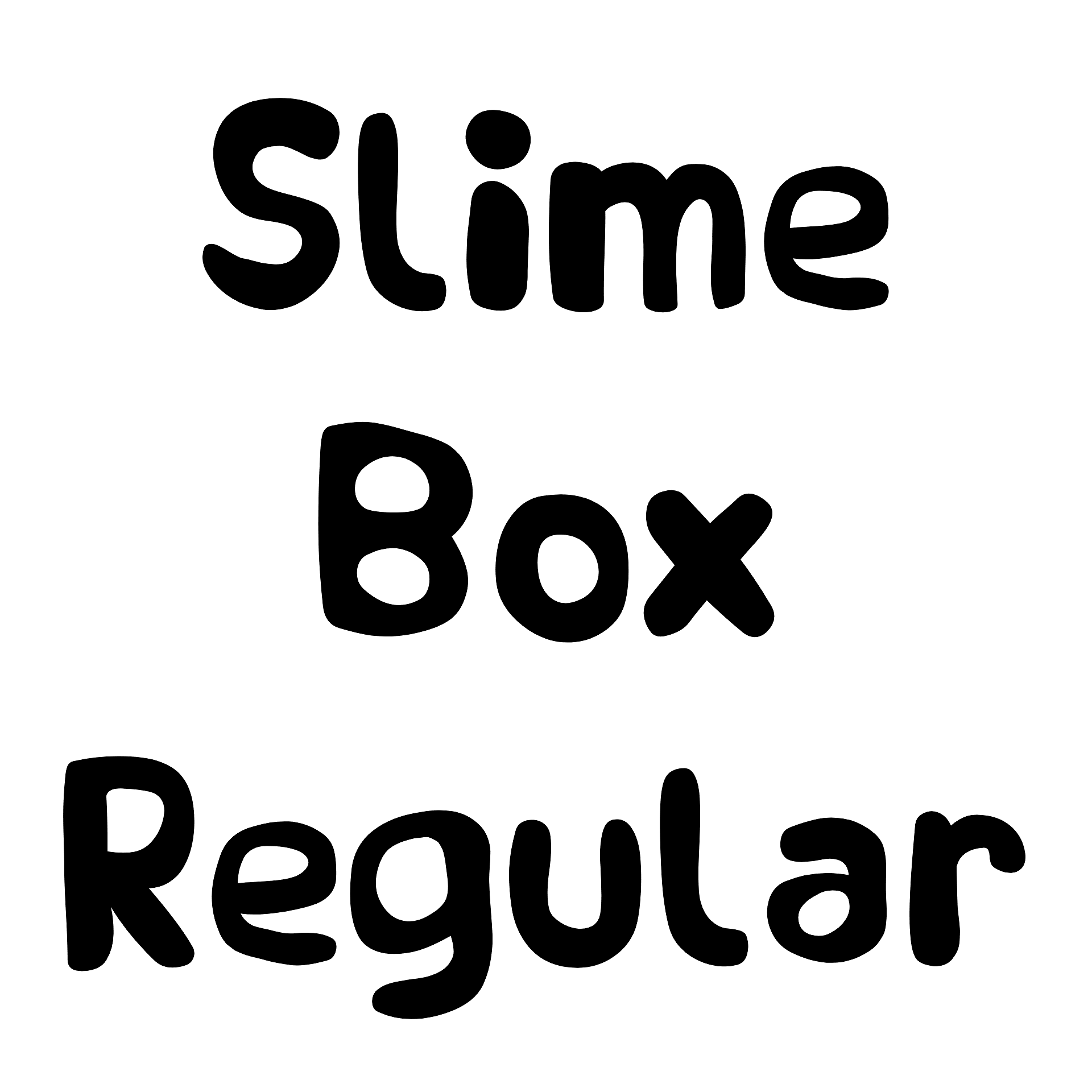 Скачайте шрифт Slime Box - уникальный стиль для креативных проектов