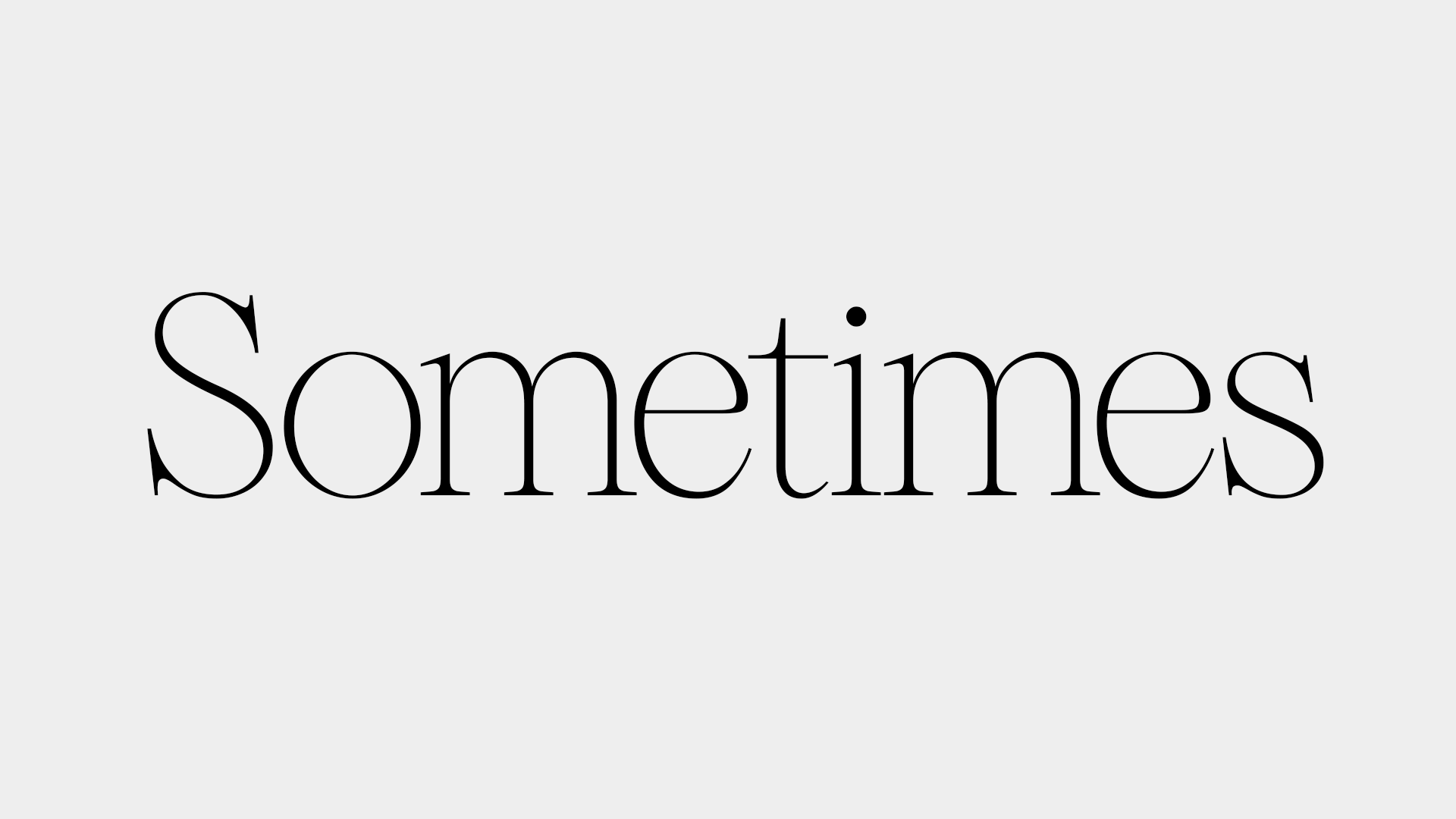 Download Sometimes Font Free - Versatile Modern Typeface