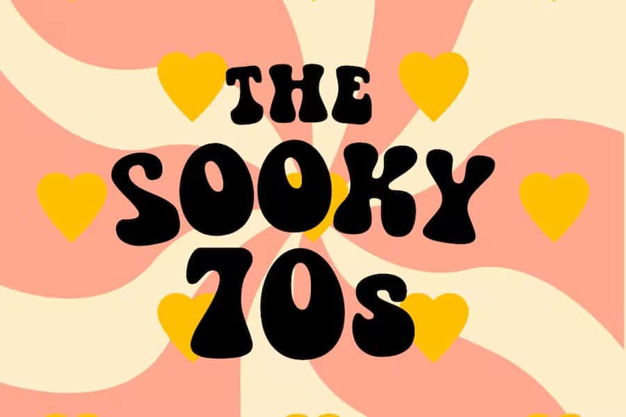 Скачайте бесплатно шрифт Sooky 70s - стильный ретро шрифт