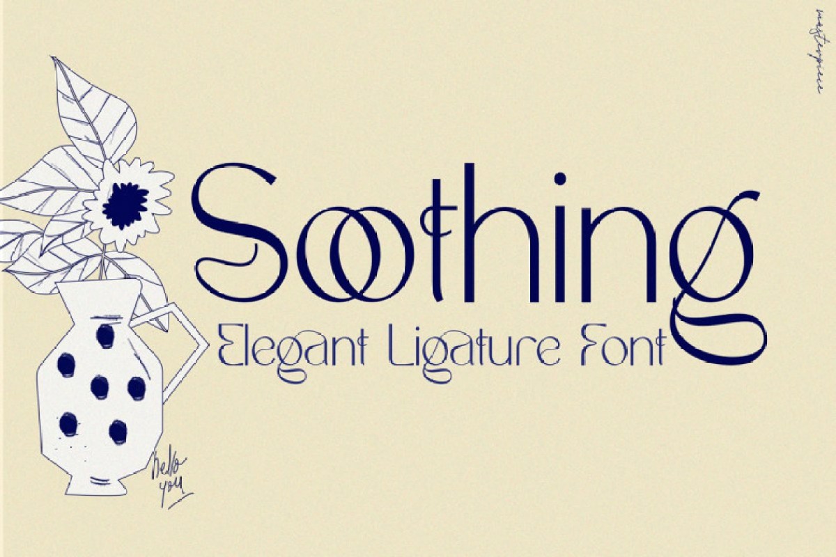 Download Soothing Font Free - Elegant & Relaxing Script