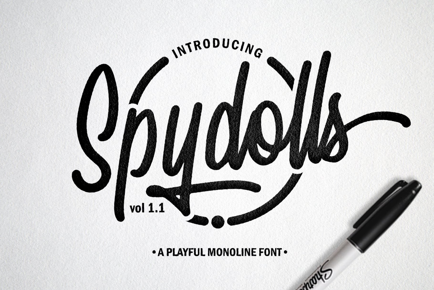 Kostenlose Spydolls Schriftart herunterladen - Stilvoll & Modern