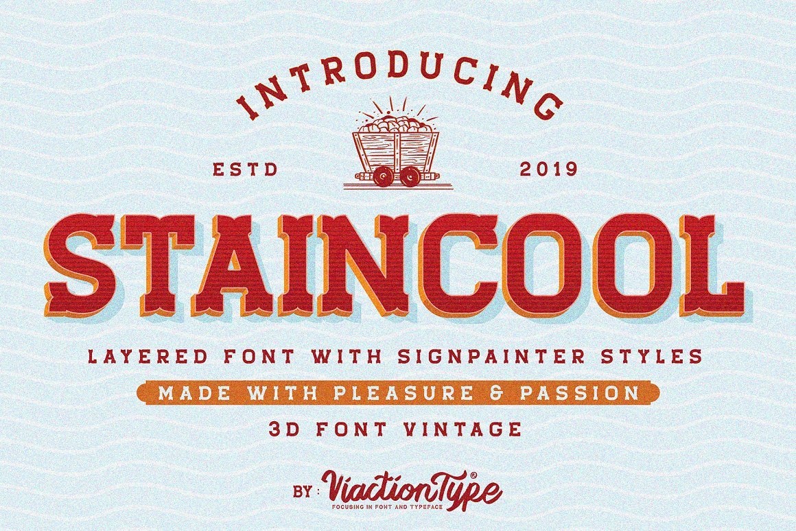 Download Staincool Layered Font Free - Unique Urban Style