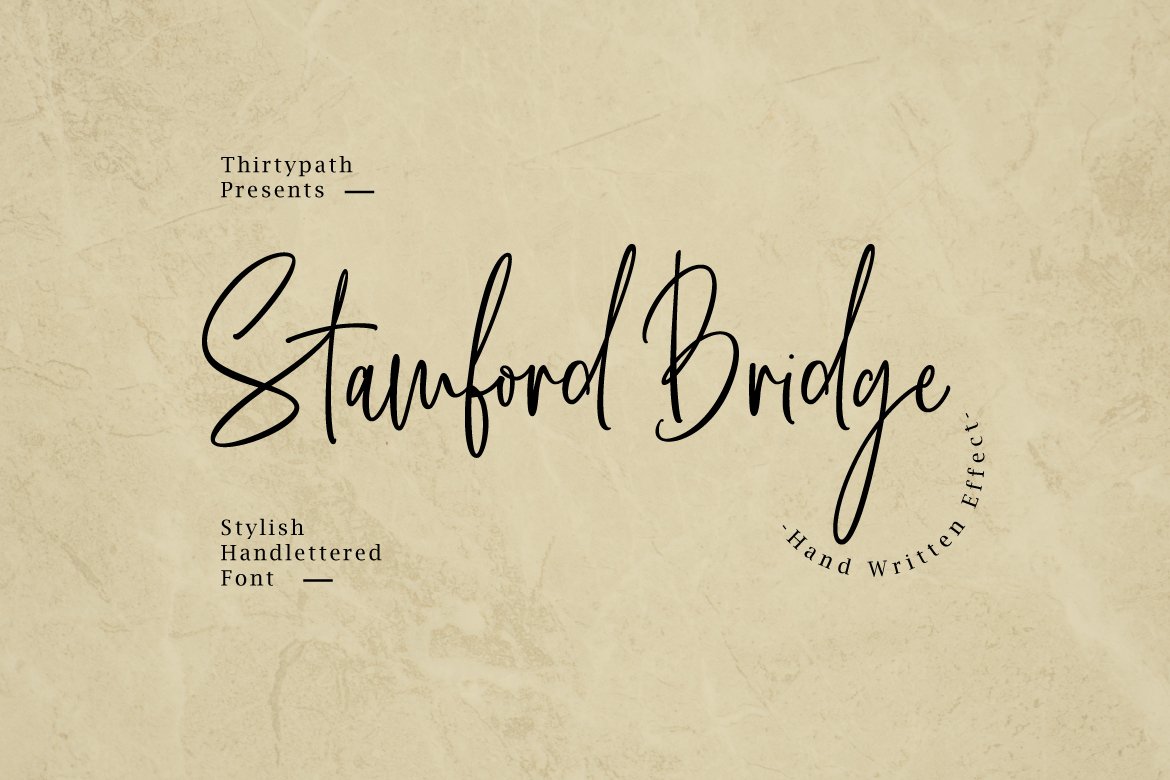 Stamford Bridge Font - Kostenlose Schrift mit modernem Flair