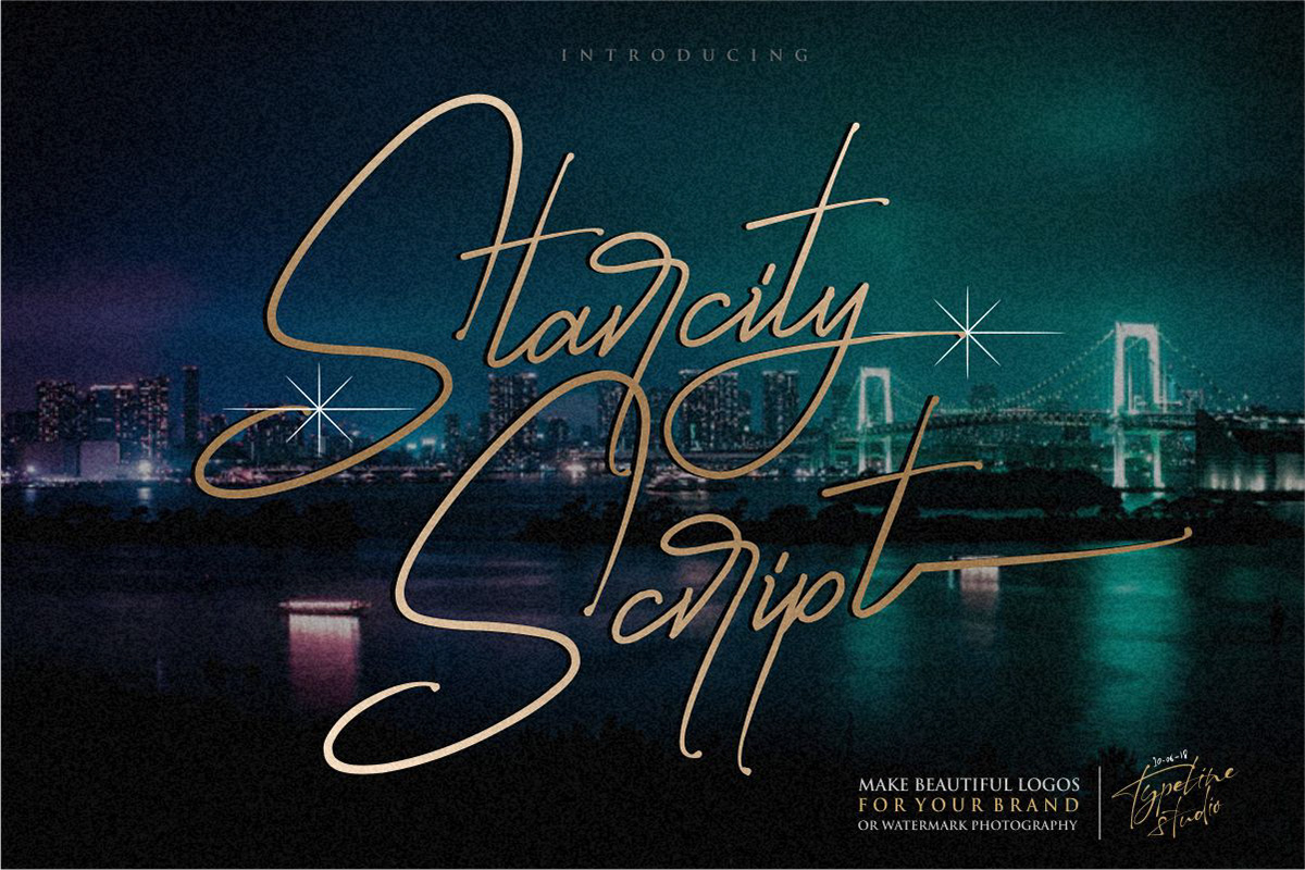 Download Starcity Font Free - Stunning Modern Typeface