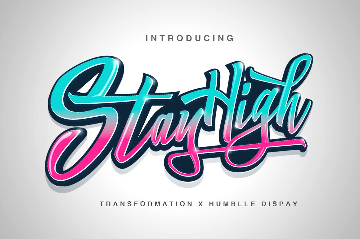 Free Stay High Font Download - Stylish & Chic Design